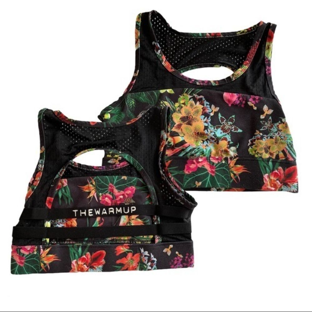 The‎ Warm Up Floral Sports Bra